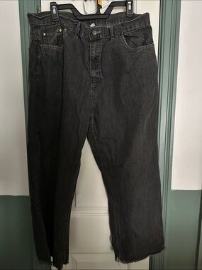 Burnside Men's Black Denim Jeans